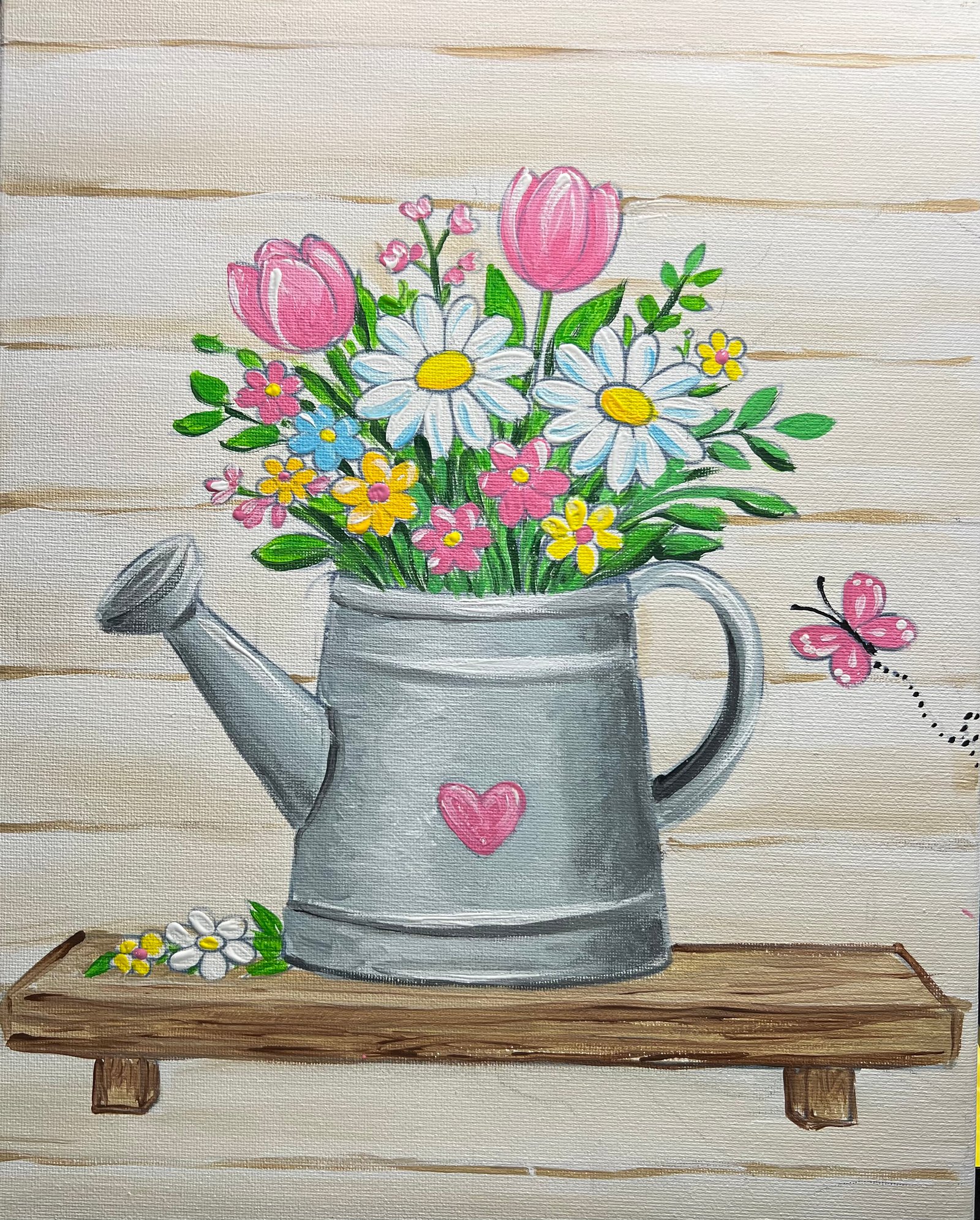 Farmhouse Blooms Paint Party